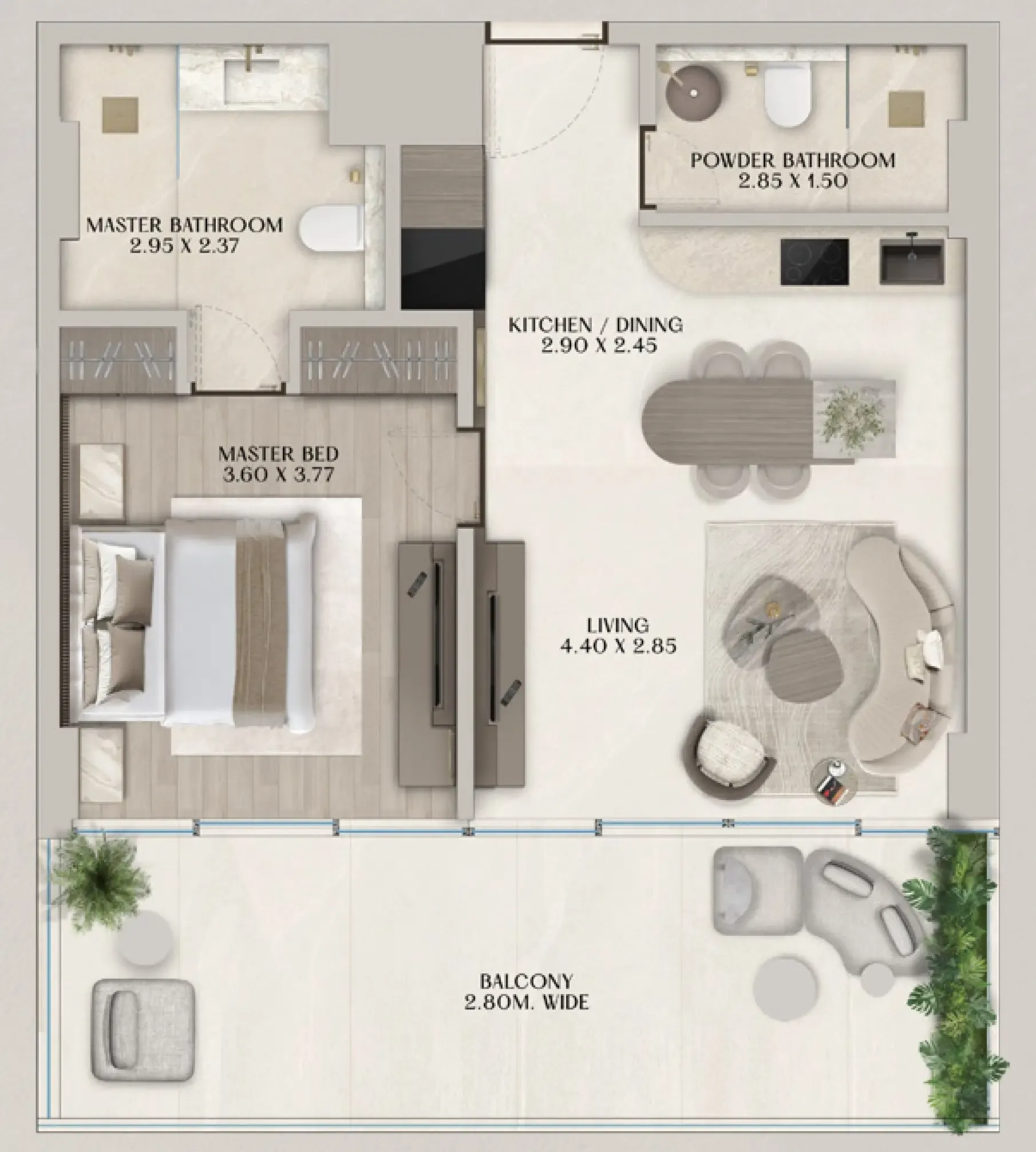 Al Huzaifa Properties Soléva Beach Residences floor plan