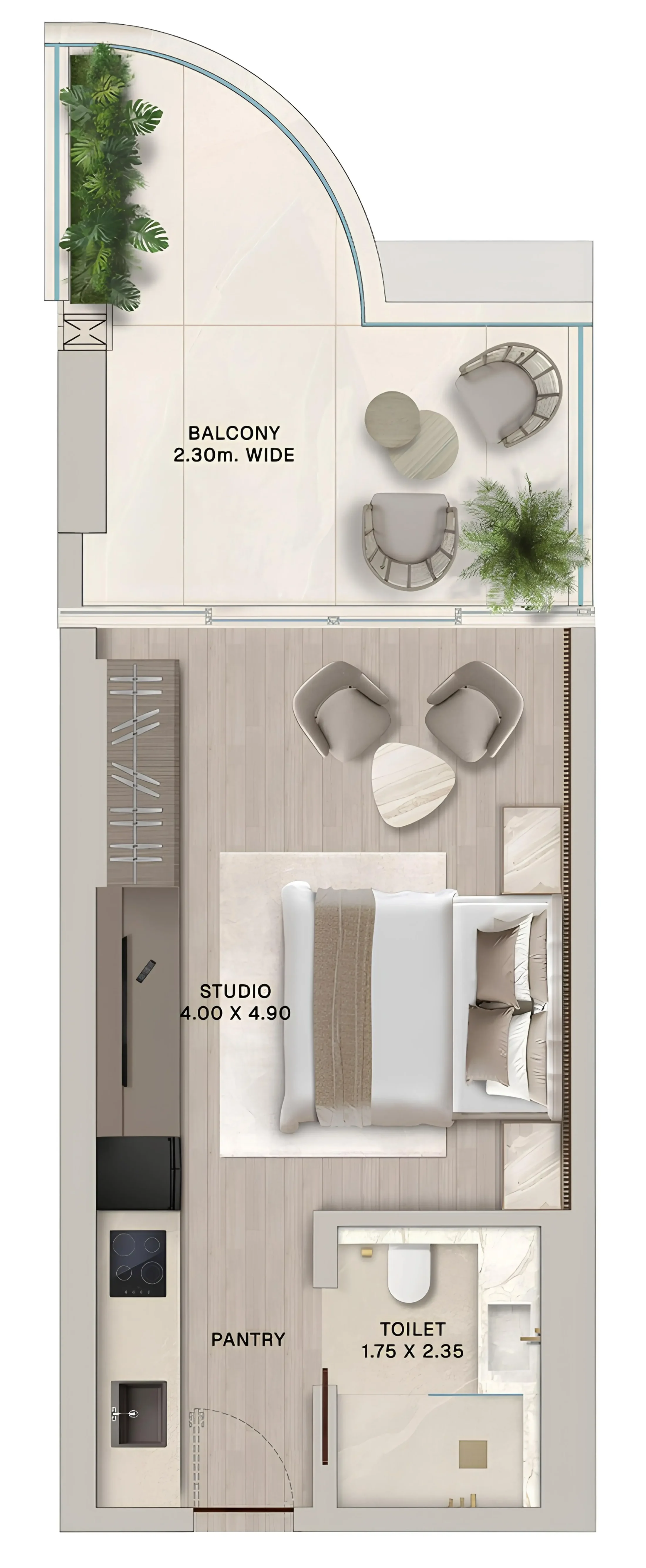 Al Huzaifa Properties Soléva Beach Residences floor plan