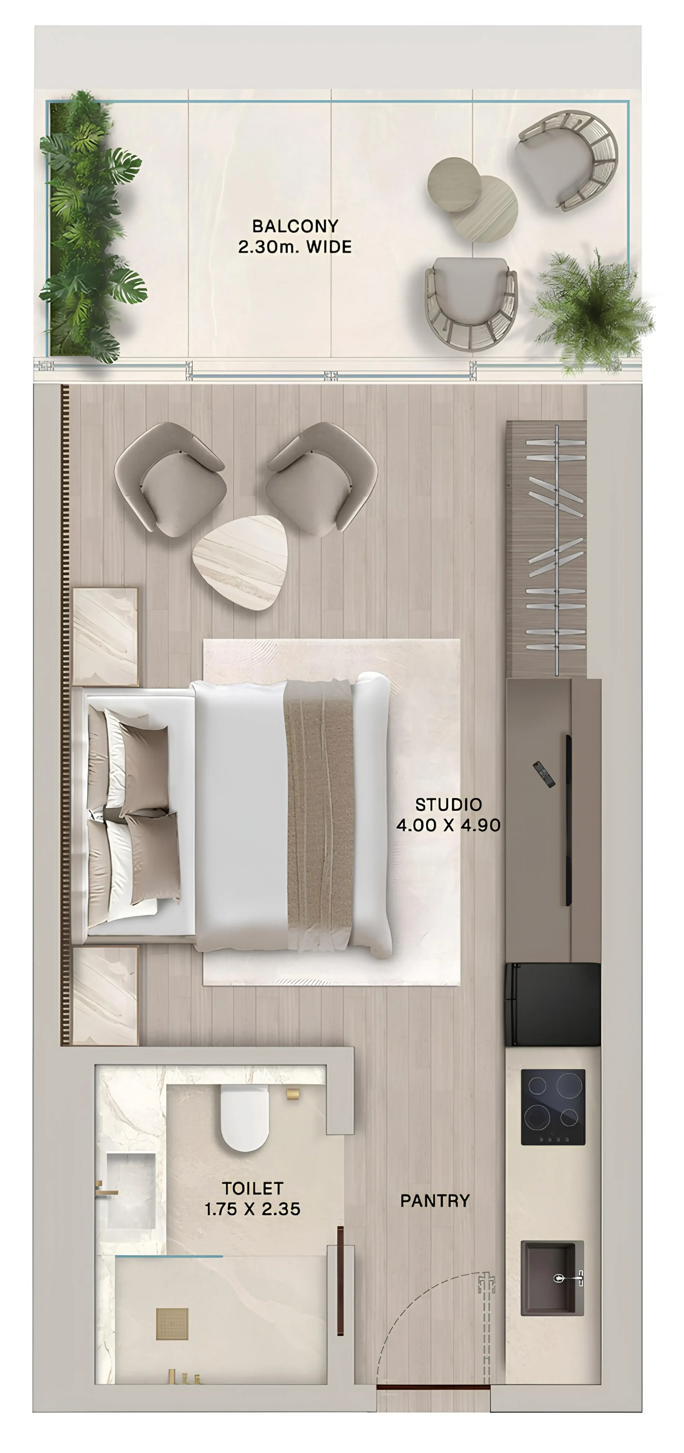 Al Huzaifa Properties Soléva Beach Residences floor plan