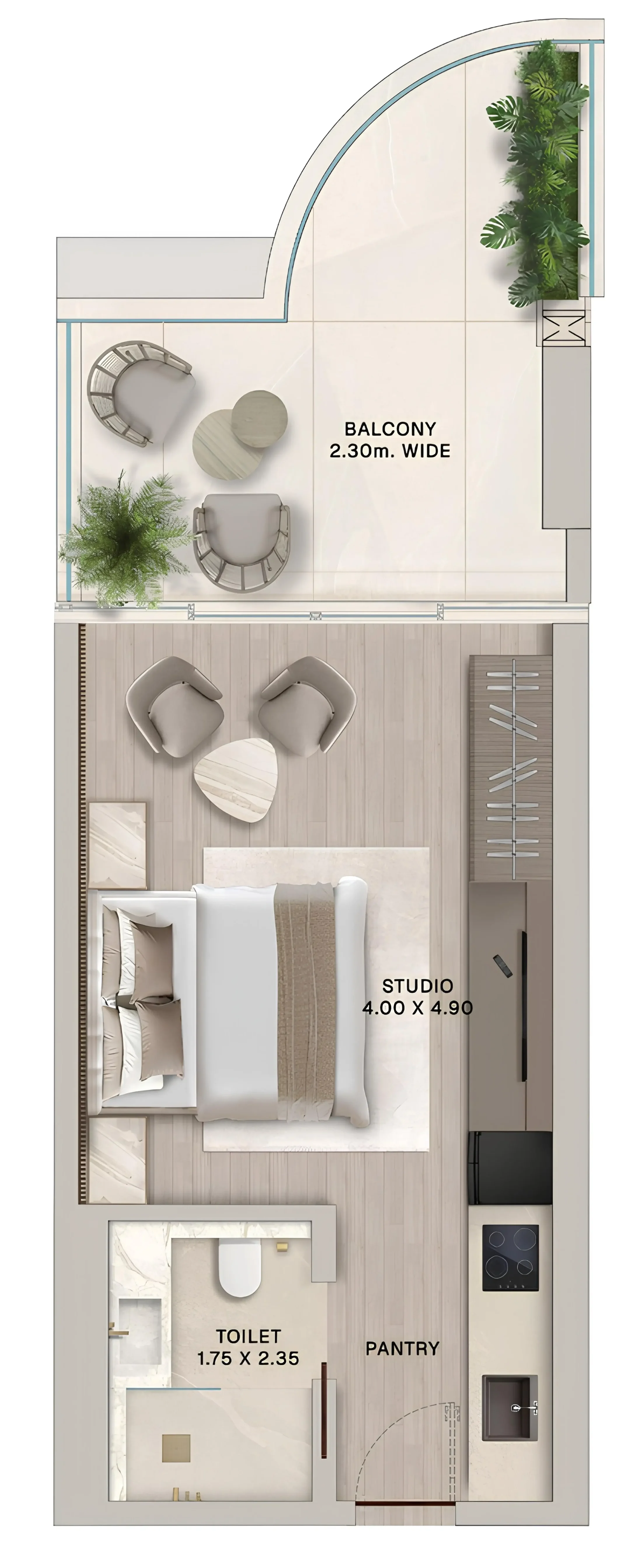 Al Huzaifa Properties Soléva Beach Residences floor plan
