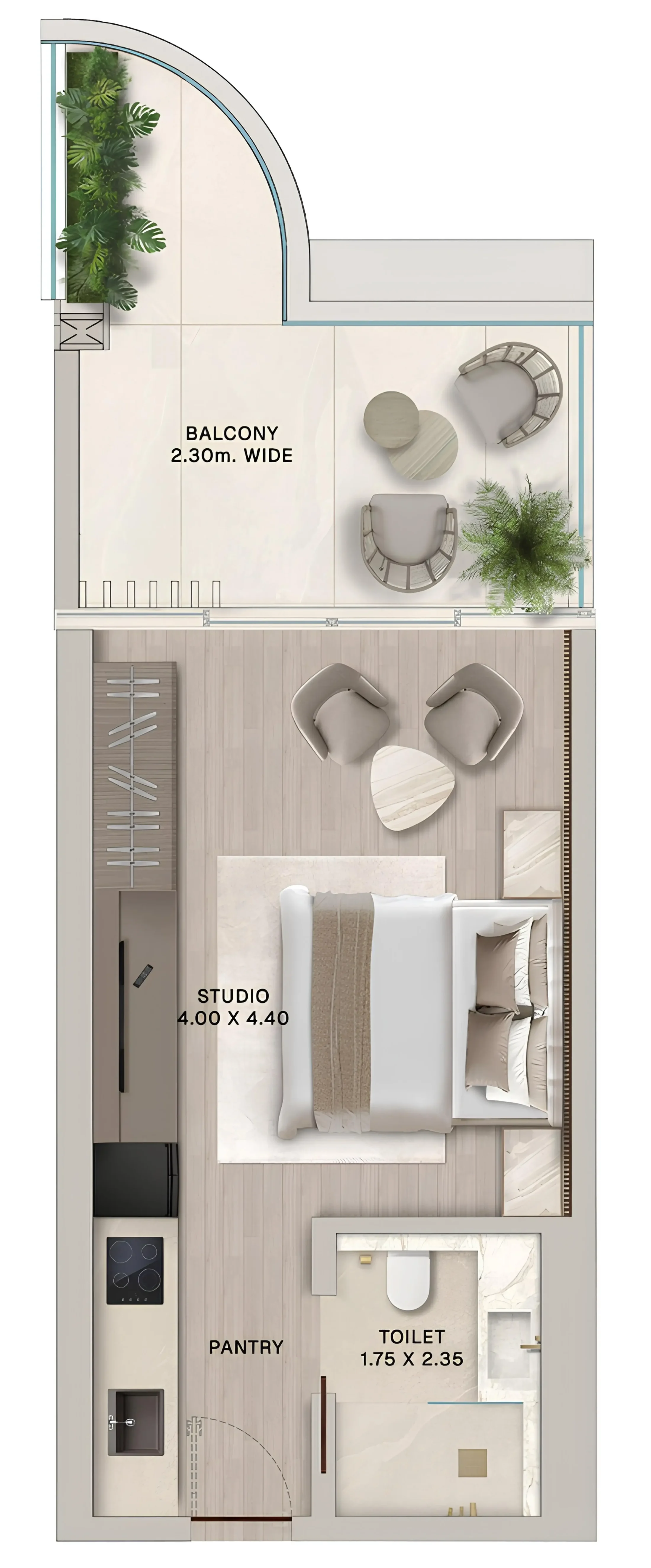 Al Huzaifa Properties Soléva Beach Residences floor plan