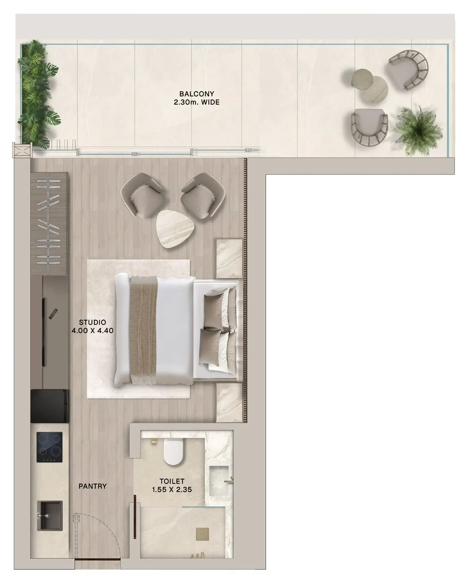Al Huzaifa Properties Soléva Beach Residences floor plan