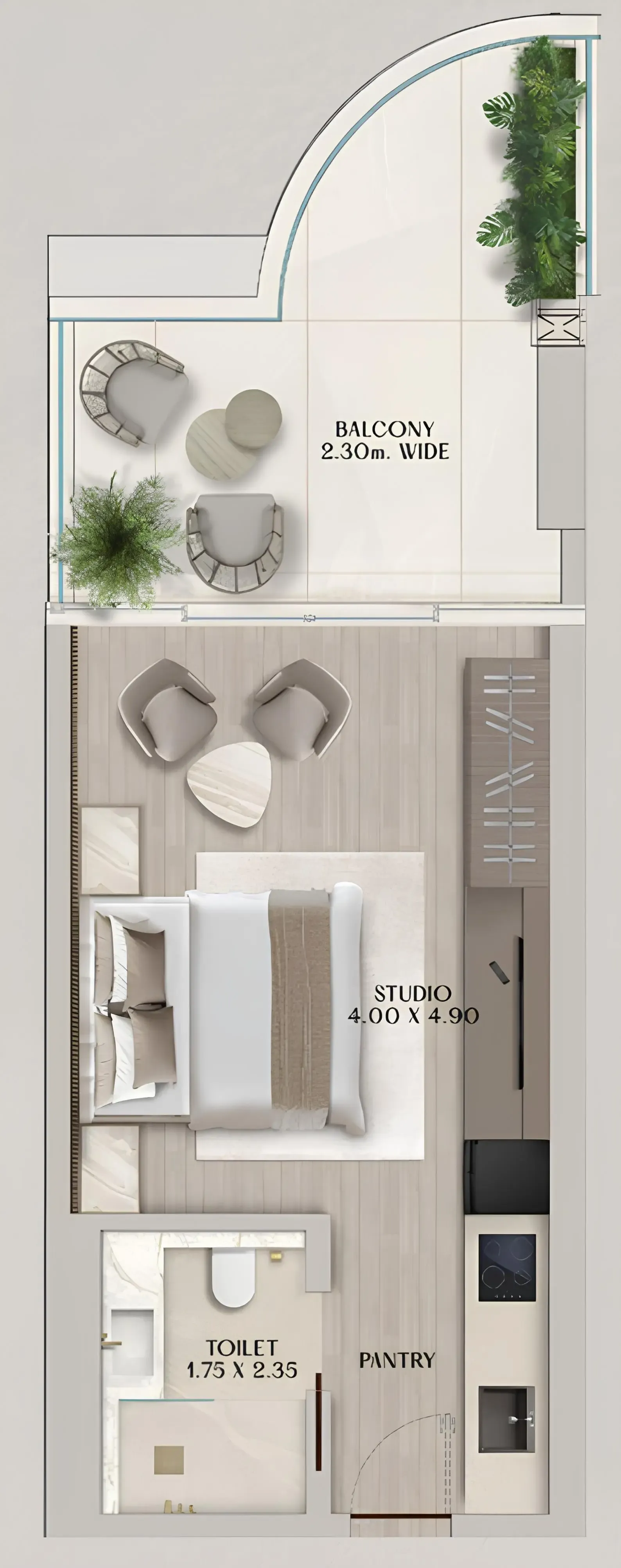 Al Huzaifa Properties Soléva Beach Residences floor plan