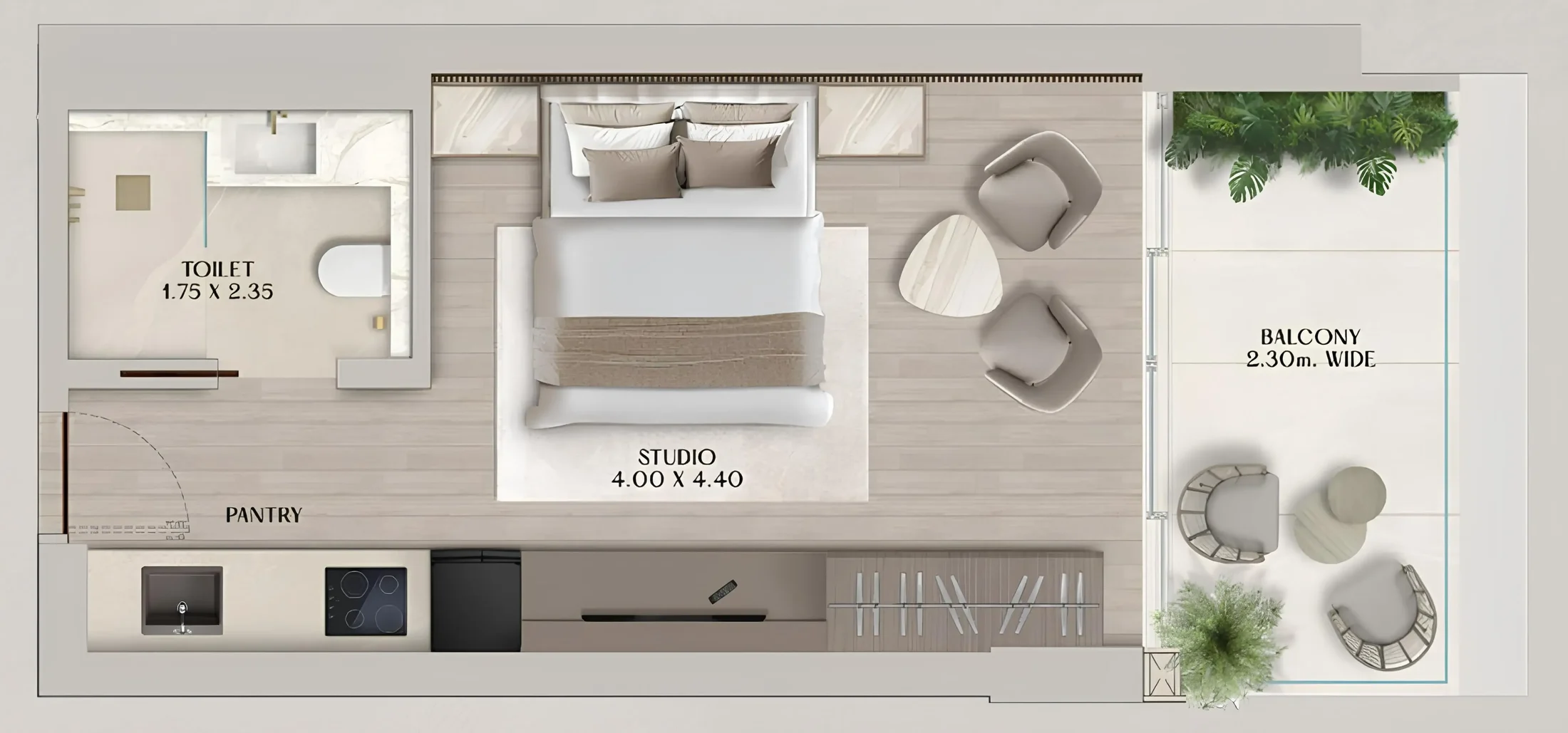 Al Huzaifa Properties Soléva Beach Residences floor plan