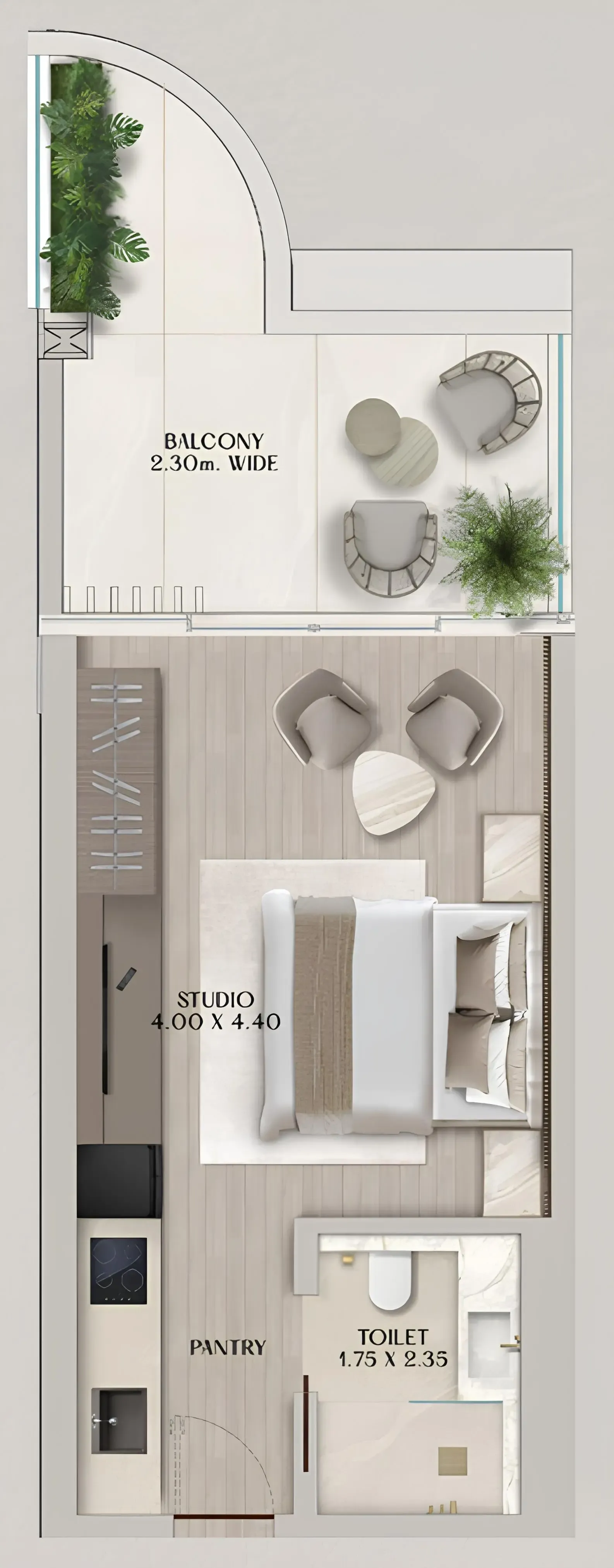 Al Huzaifa Properties Soléva Beach Residences floor plan