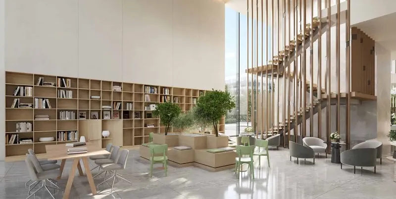 Lobby at South Square Tower S1 in Dubai South Dubai