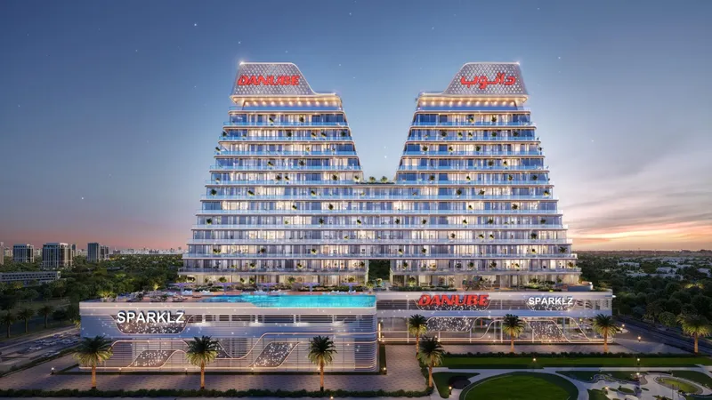 Exterior at Sparklz in Jebel Ali Village Dubai