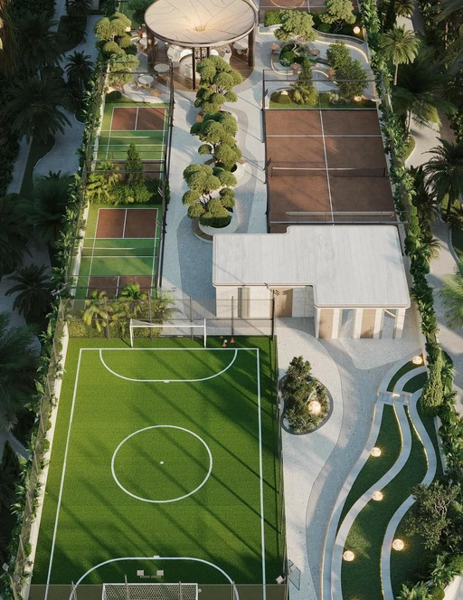 Sport Courts amenity image at Amra Residences