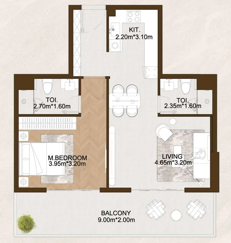 HZ DEVELOPMENT Sports View 2 floor plan