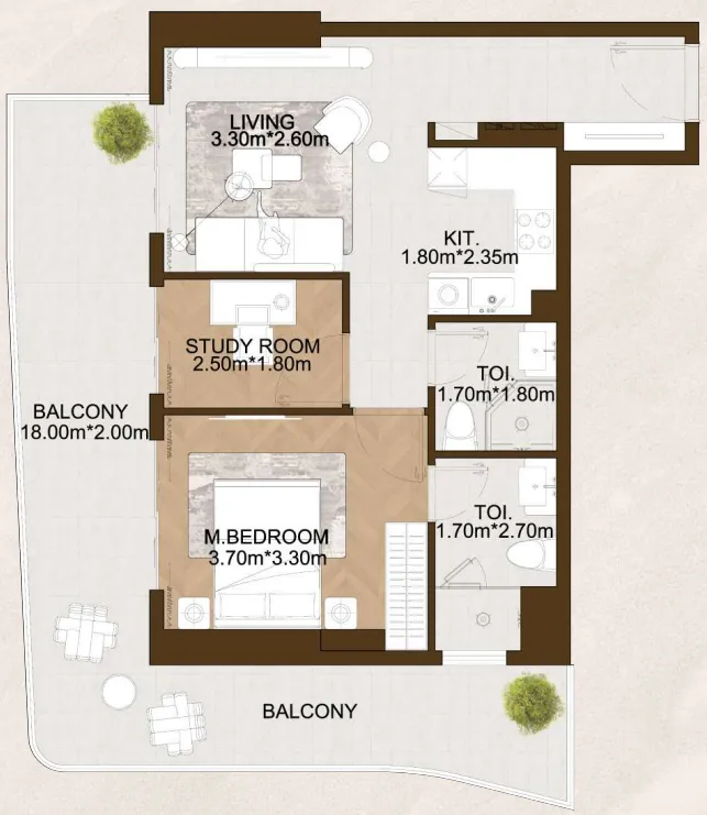 HZ DEVELOPMENT Sports View 2 floor plan