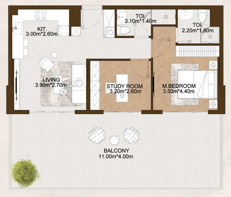 HZ DEVELOPMENT Sports View 2 floor plan