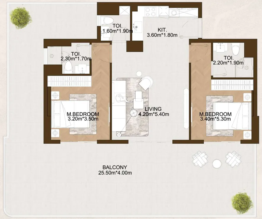 HZ DEVELOPMENT Sports View 2 floor plan
