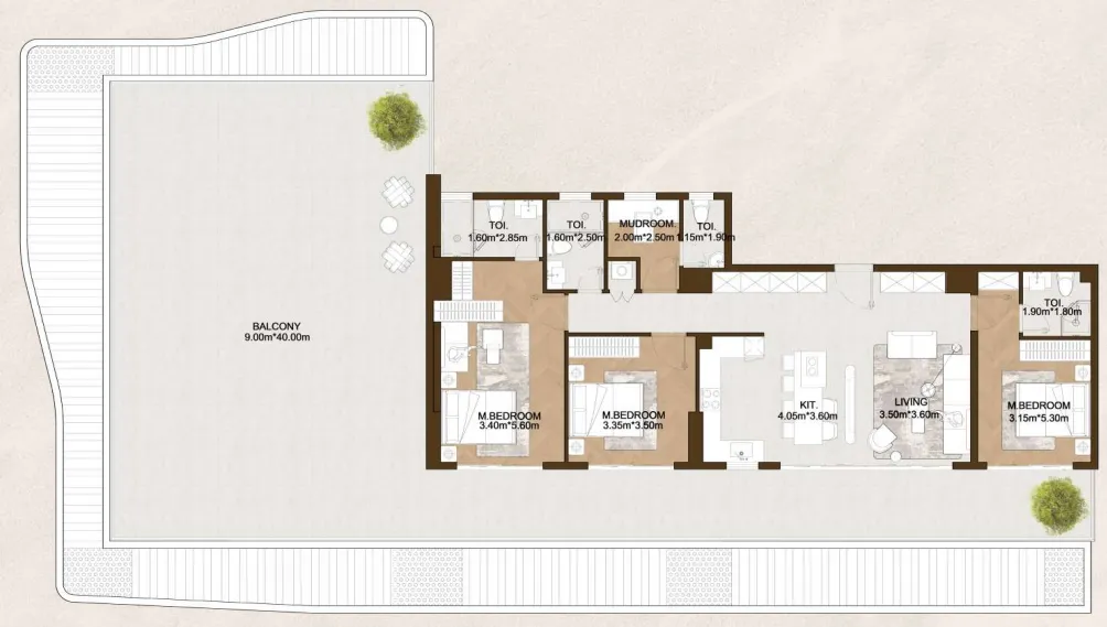 HZ DEVELOPMENT Sports View 2 floor plan