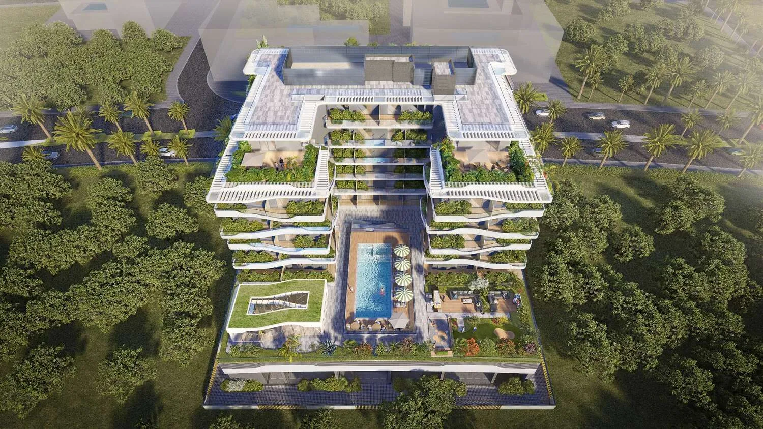 Exterior at Sports View 2 in Dubai