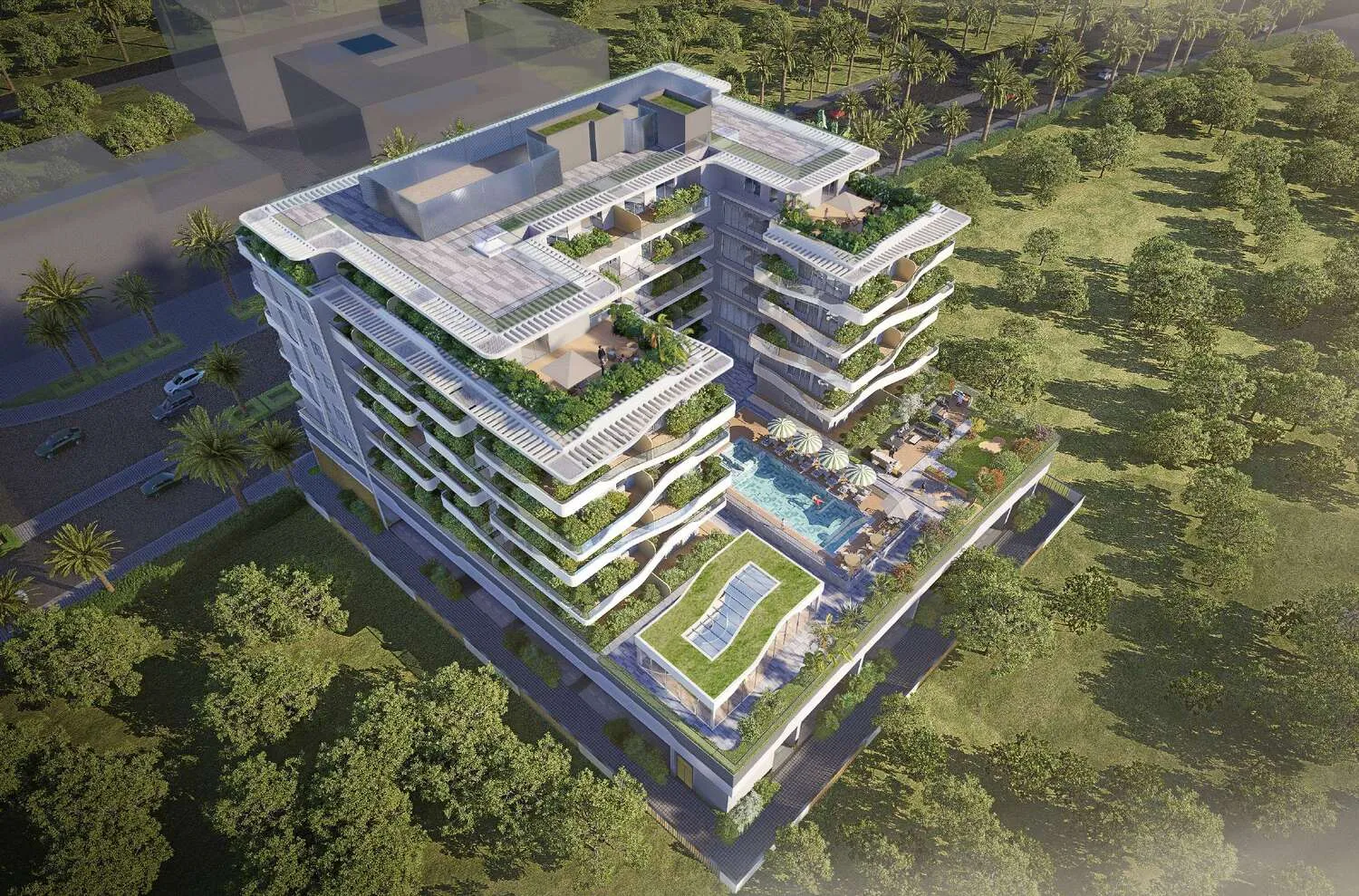 Exterior at Sports View 2 in Dubai