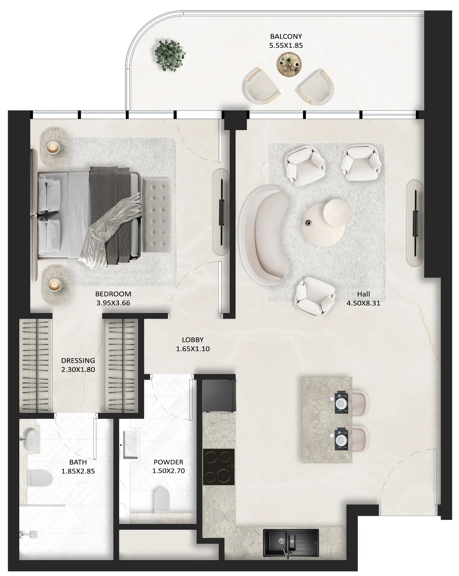 Tasmeer Indigo Properties SquareX One floor plan