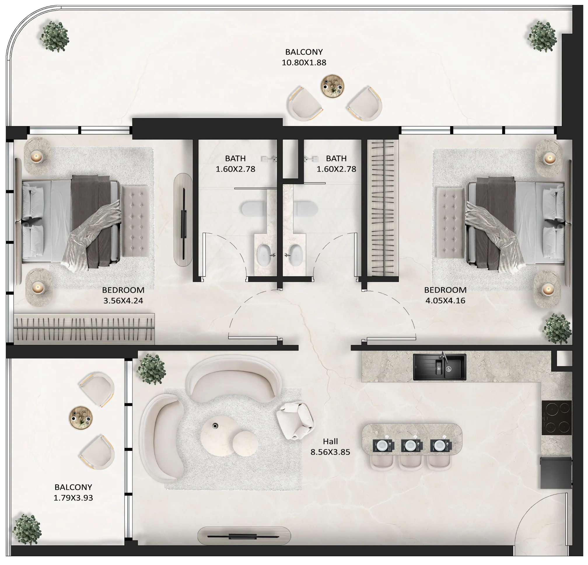 Tasmeer Indigo Properties SquareX One floor plan