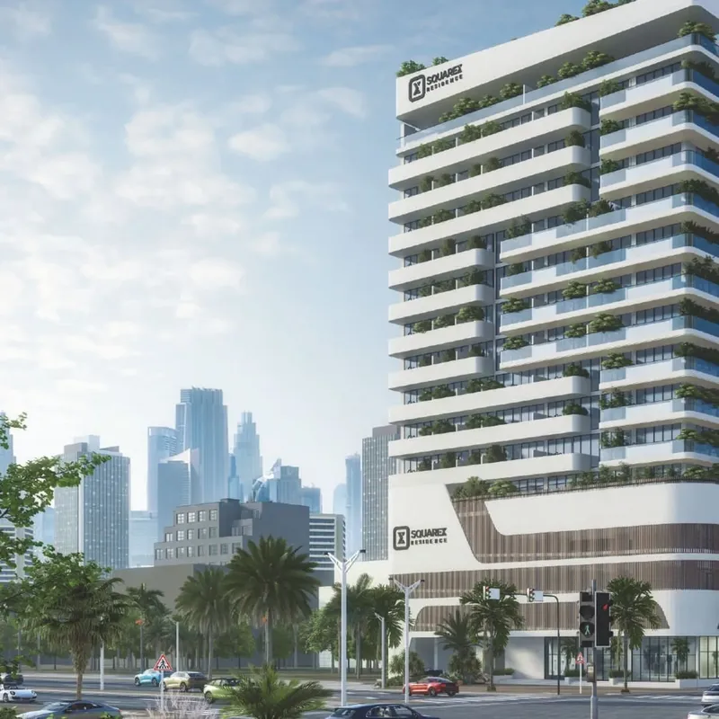 Exterior at SquareX Residence in JVC (Jumeirah Village Circle) Dubai