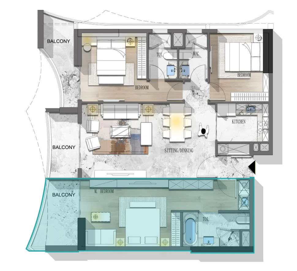 STAMN Real Estate Development Stamn Nautis Residences floor plan