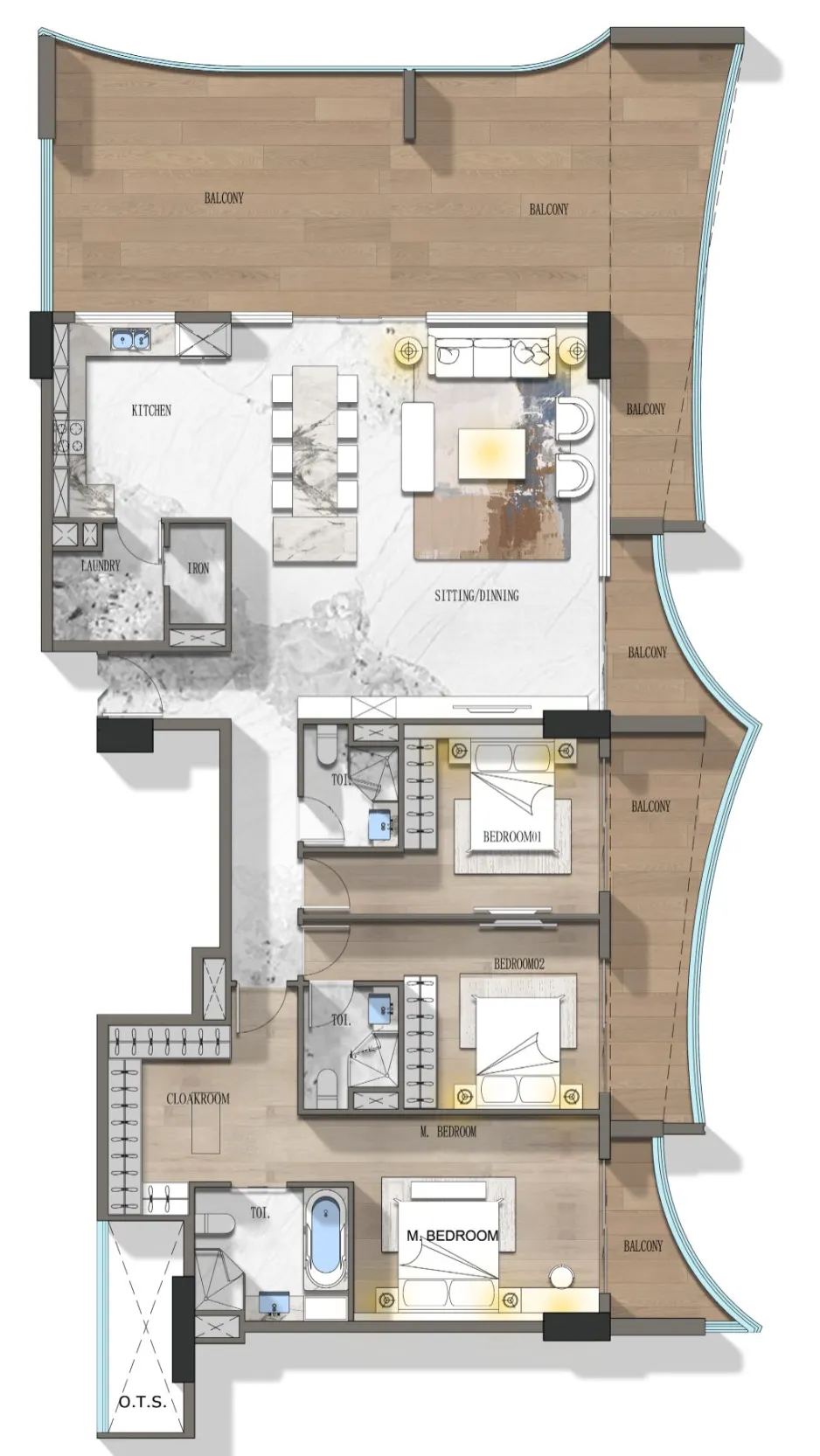 STAMN Real Estate Development Stamn Nautis Residences floor plan