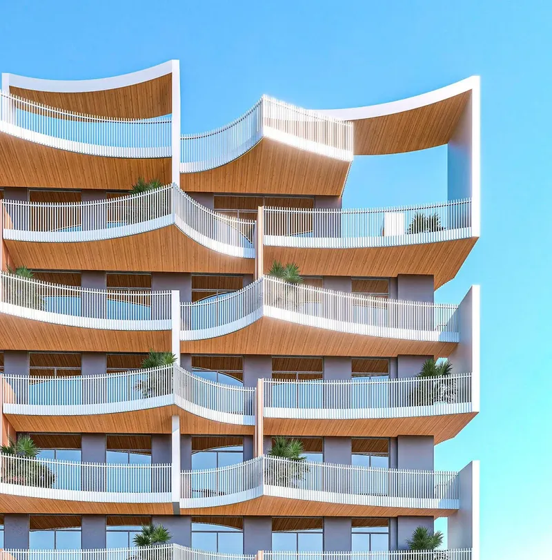 Exterior at Stamn Nautis Residences in Dubai Islands Dubai