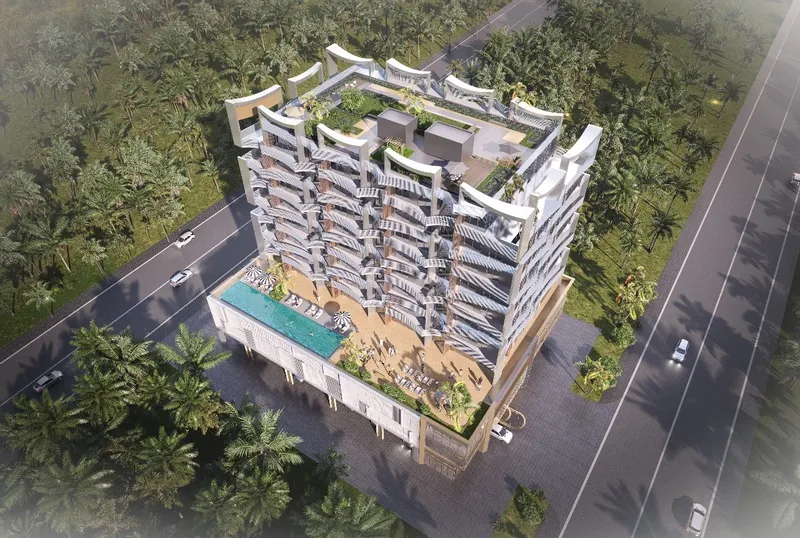 Exterior at Stamn Nautis Residences in Dubai Islands Dubai