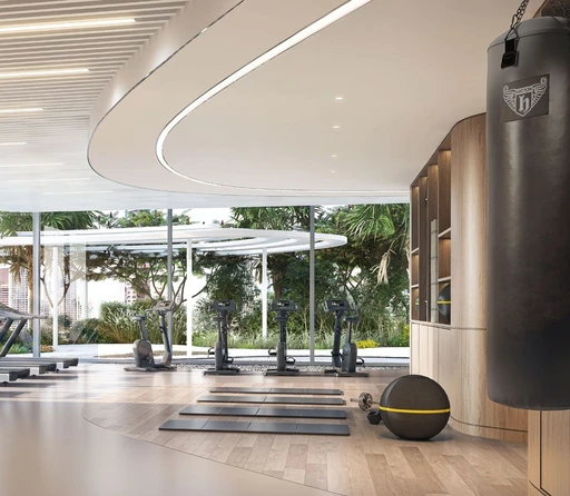 State-Of-The-Art Gym amenity image at DG1 Living