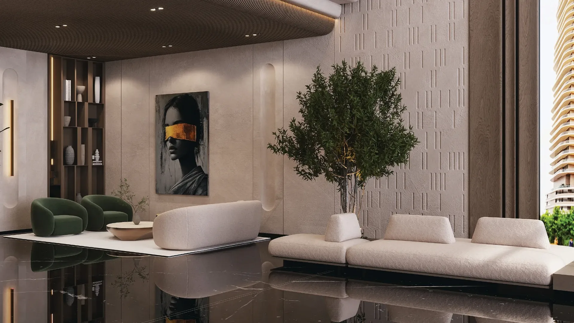 Lobby at Stax in JVC (Jumeirah Village Circle) Dubai