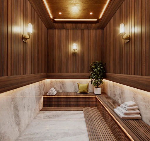Steam Room amenity image at Vincitore Wellness Estate