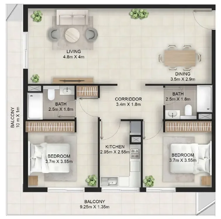 Ajmal Estate Developers Stellar Axis floor plan