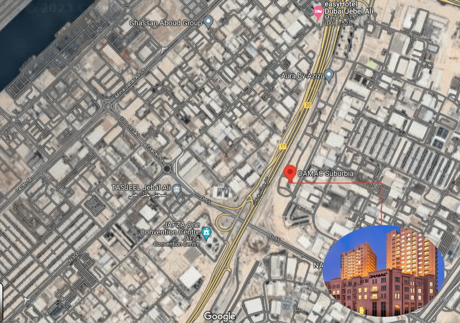 DAMAC Suburbia master plan