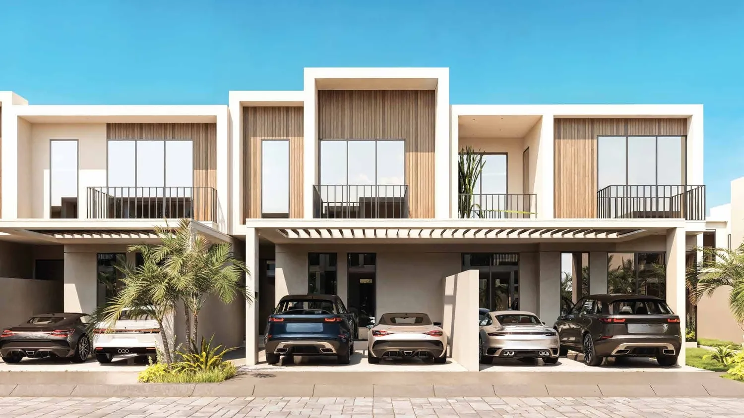 Exterior at Sukoon by Sanzen in Al Aweer Sharjah