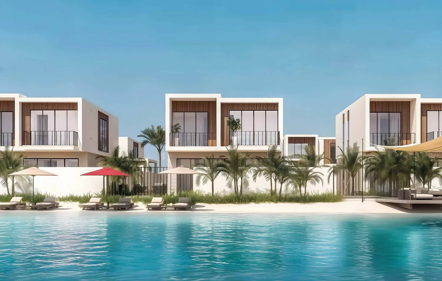 Exterior at Sukoon by Sanzen in Al Aweer Sharjah