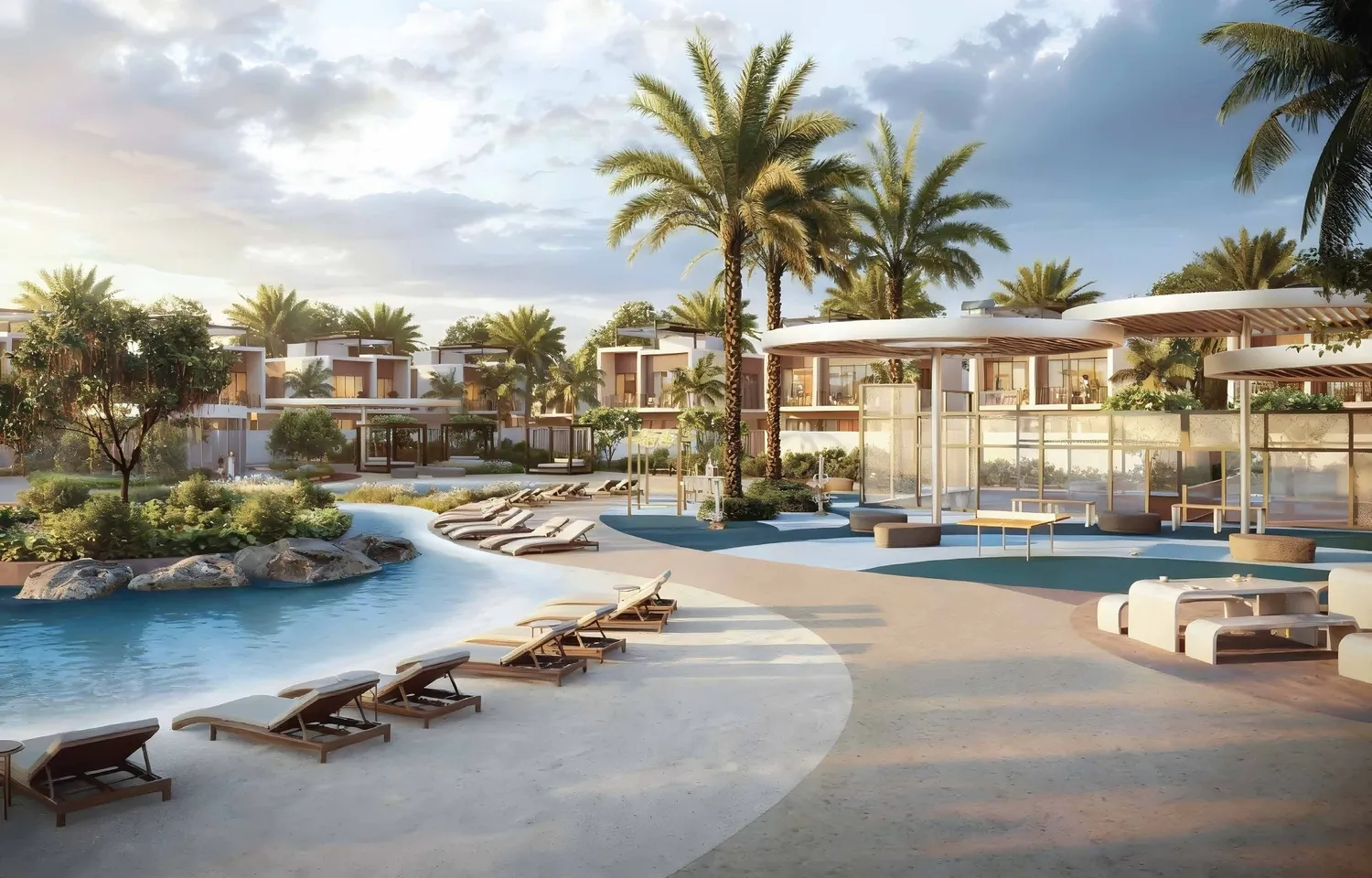 Exterior at Sukoon by Sanzen in Al Aweer Sharjah