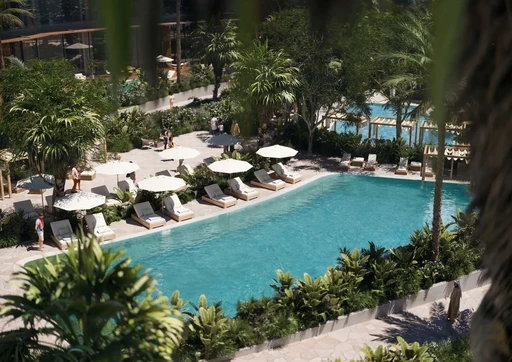 Sunbathing Lawn amenity image at The Residences at The Dubai Beach EDITION