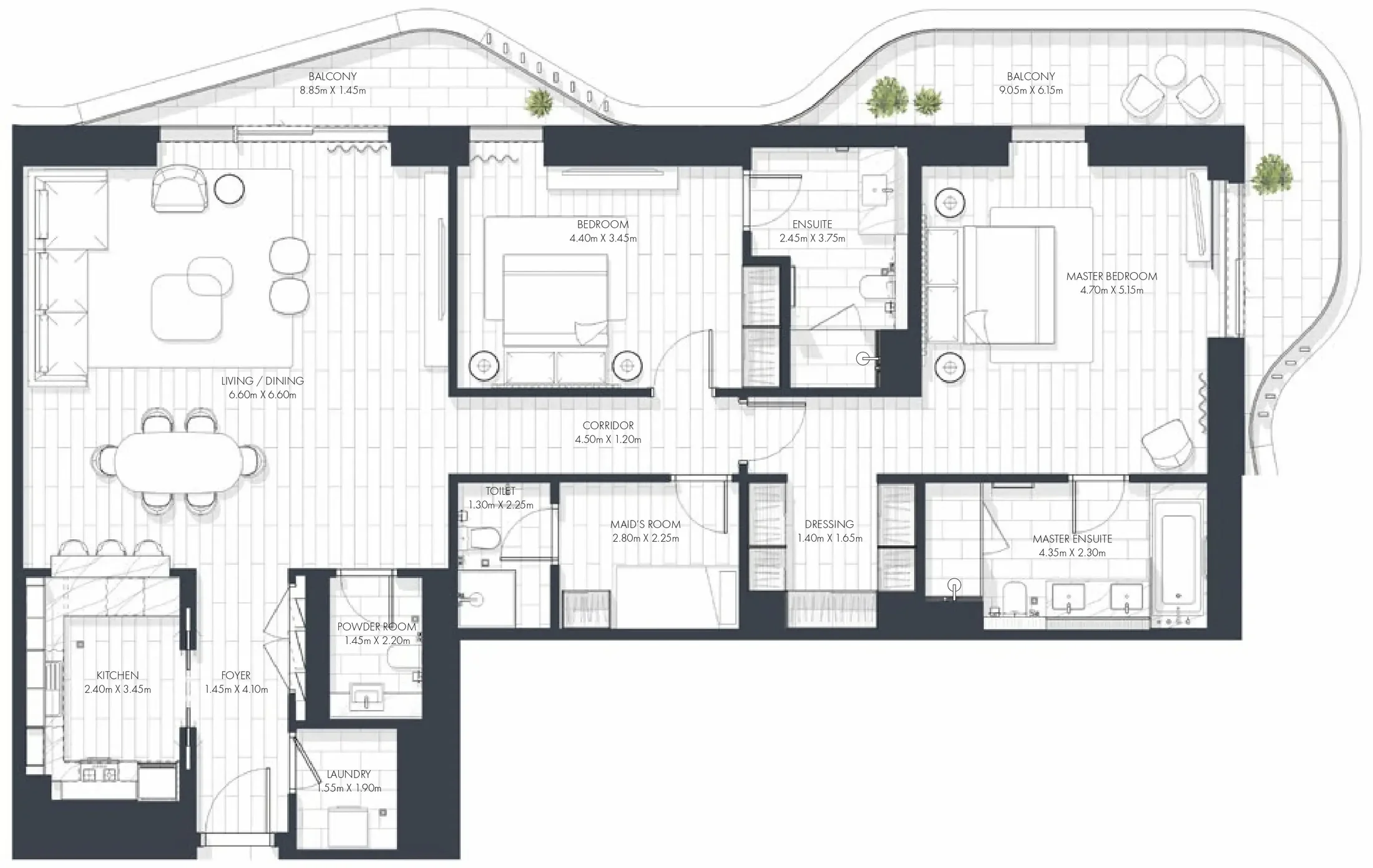 IMKAN Properties Sunstone floor plan
