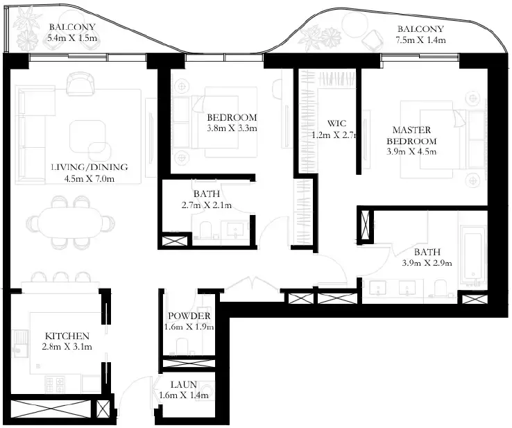 IMKAN Properties Sunstone floor plan