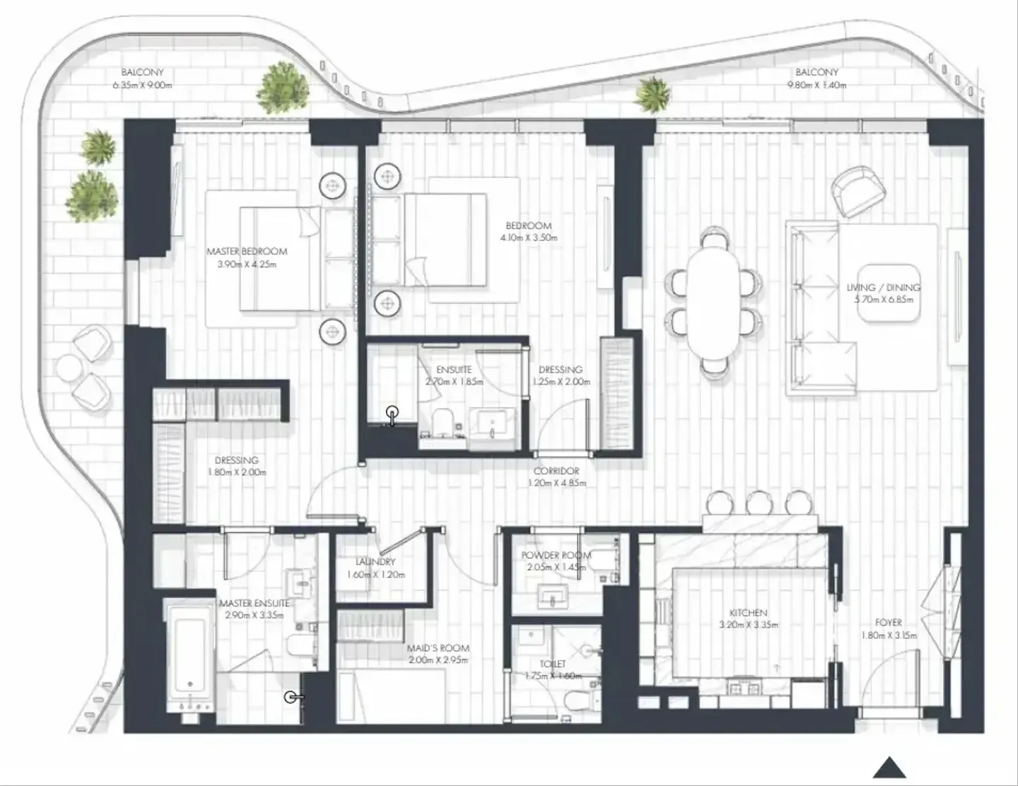IMKAN Properties Sunstone floor plan