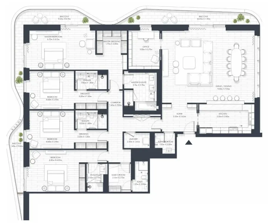 IMKAN Properties Sunstone floor plan