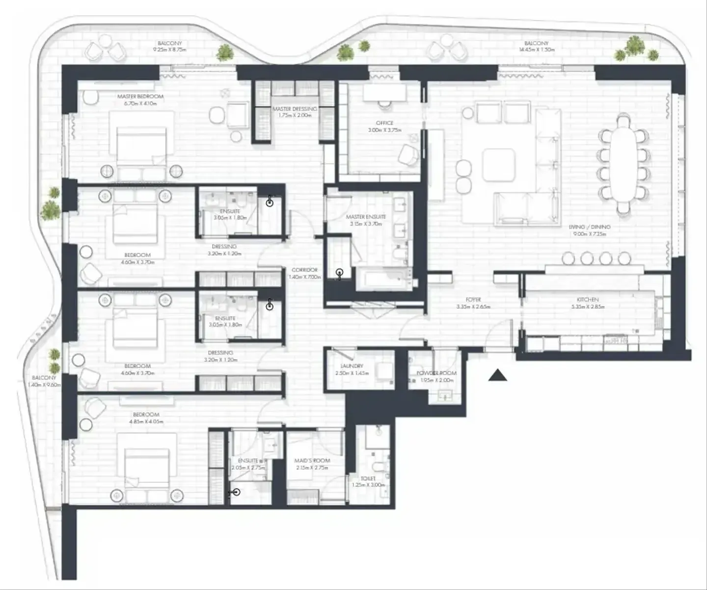 IMKAN Properties Sunstone floor plan