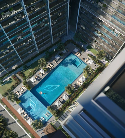 Swimming Pool amenity image at Binghatti Ghost