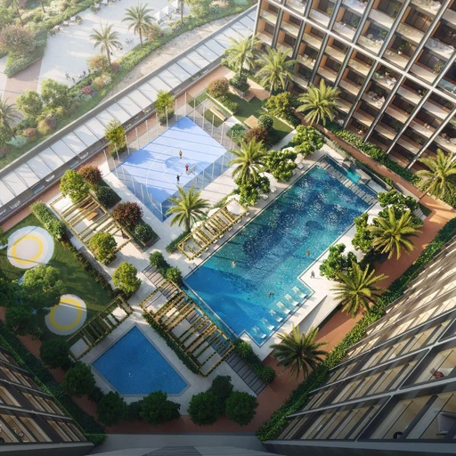 Swimming Pools amenity image at Binghatti Elite