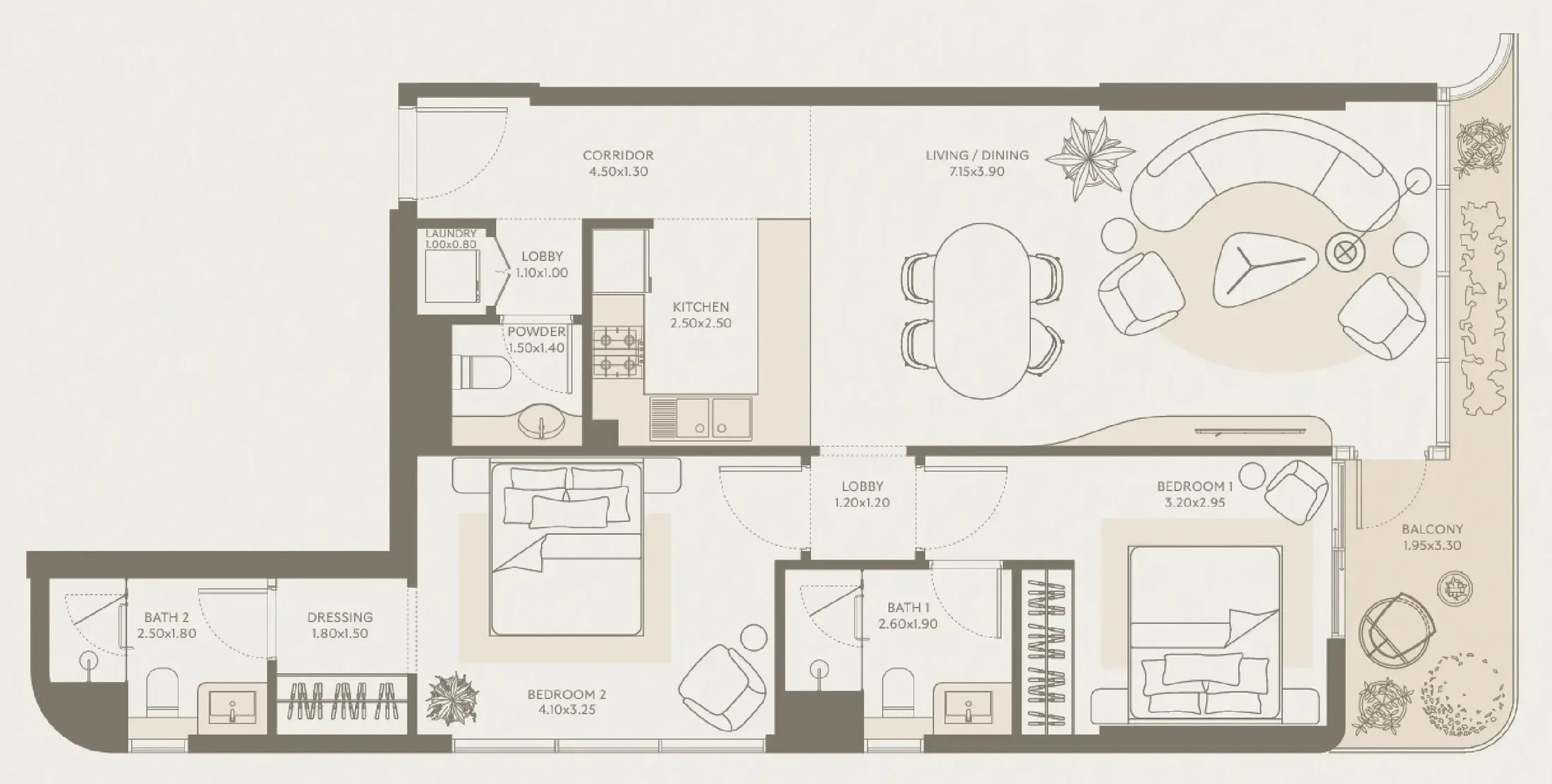 Chaimaa Holding Symphony by Chaimaa floor plan