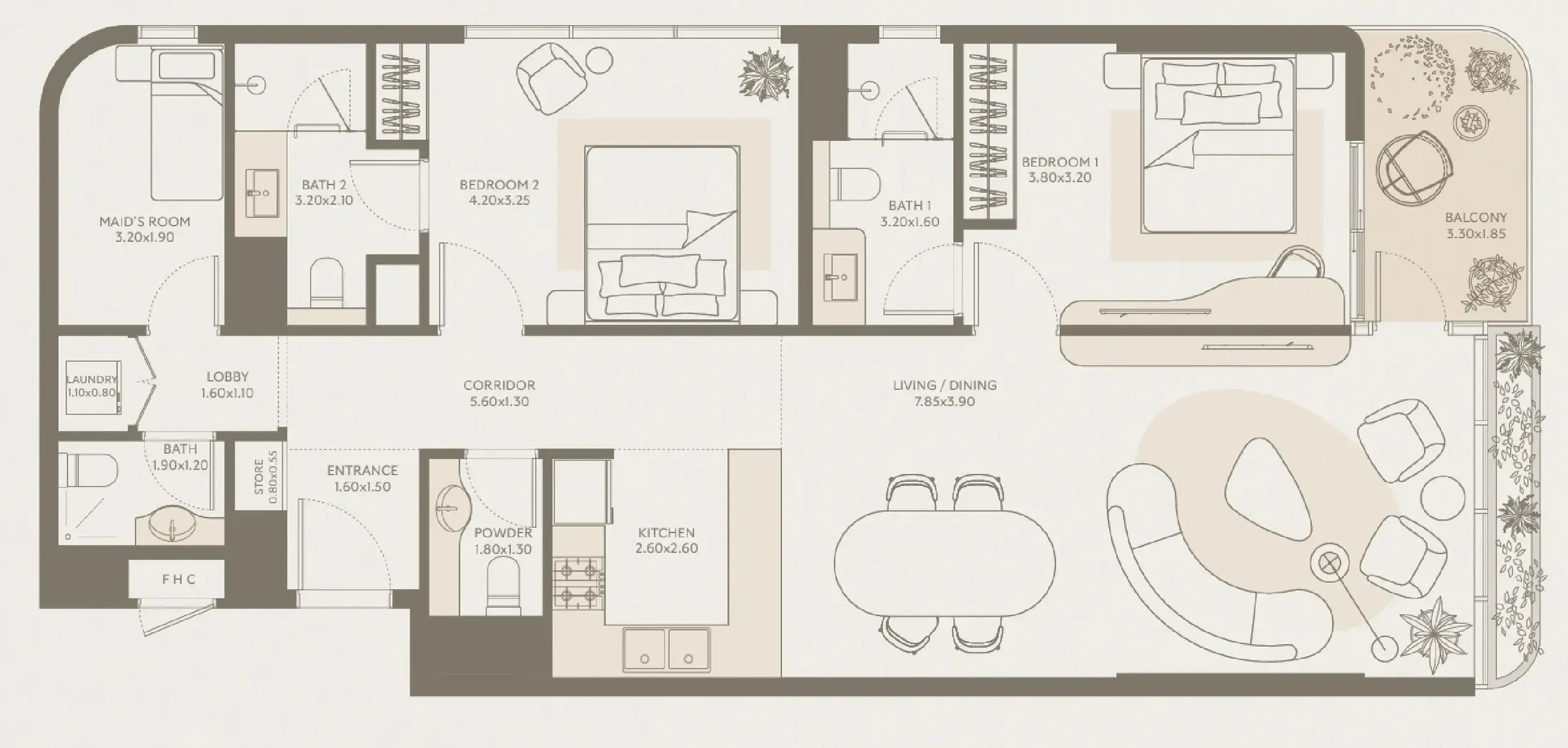 Chaimaa Holding Symphony by Chaimaa floor plan