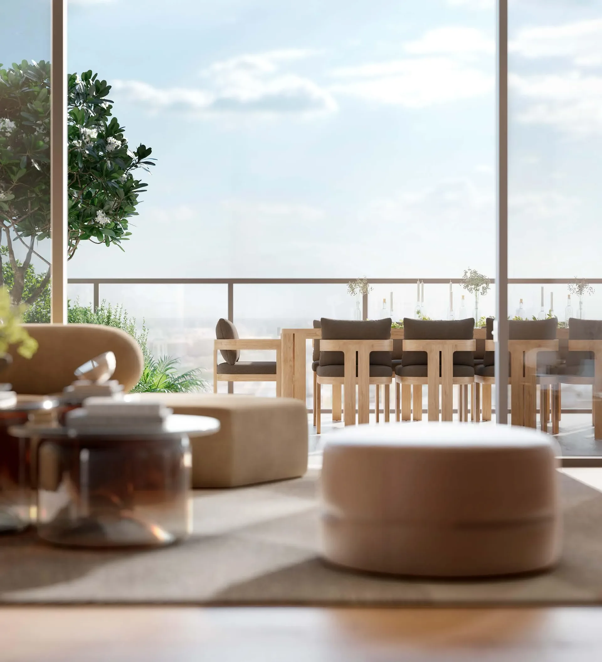 Interior at Symphony by Chaimaa in Majan Dubai