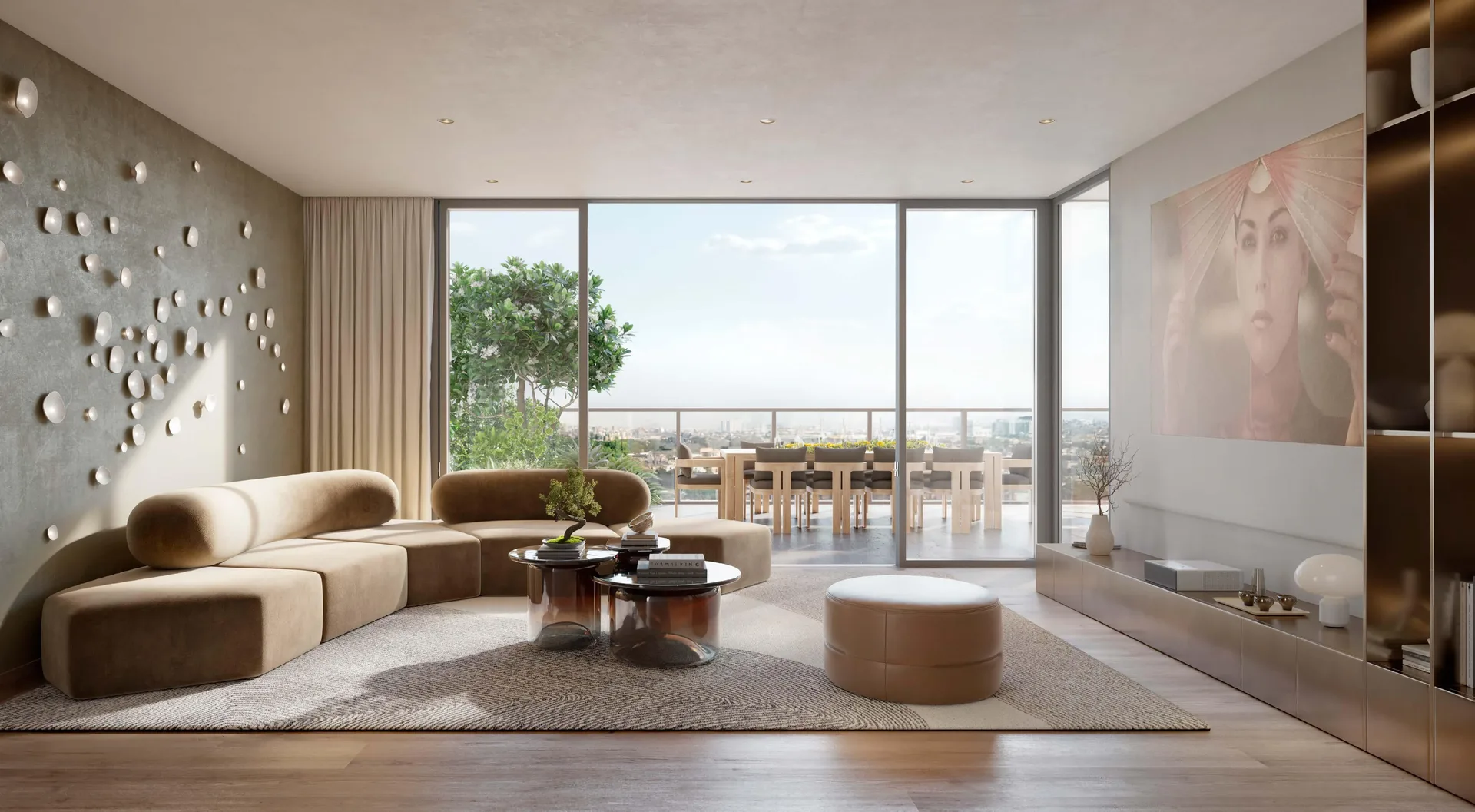 Interior at Symphony by Chaimaa in Majan Dubai