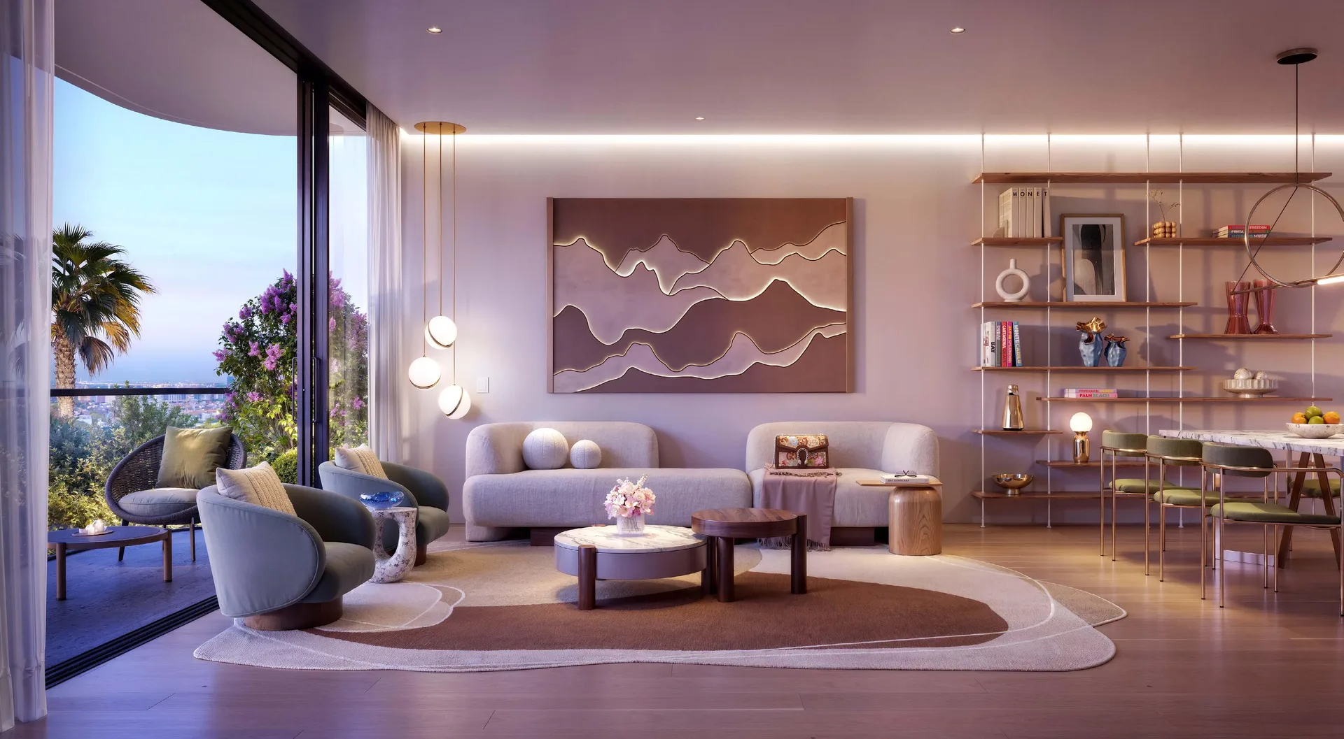 Interior at Symphony by Chaimaa in Majan Dubai