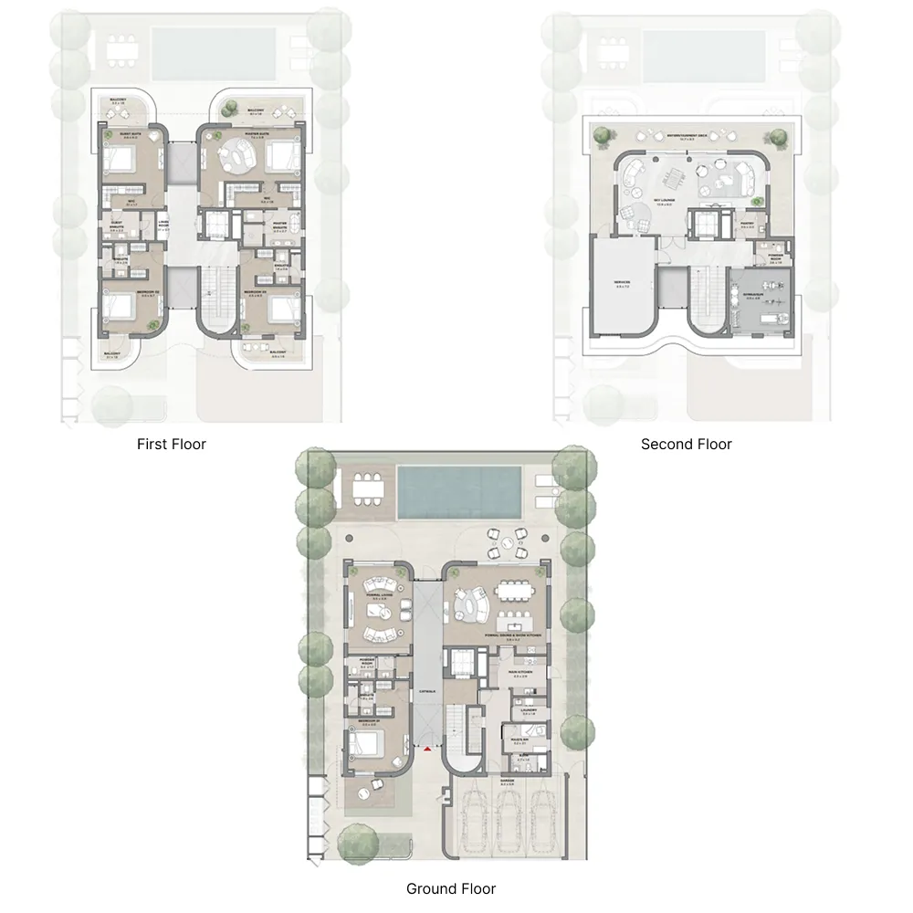 Taraf Holding Taraf Karl Lagerfeld Villas floor plan