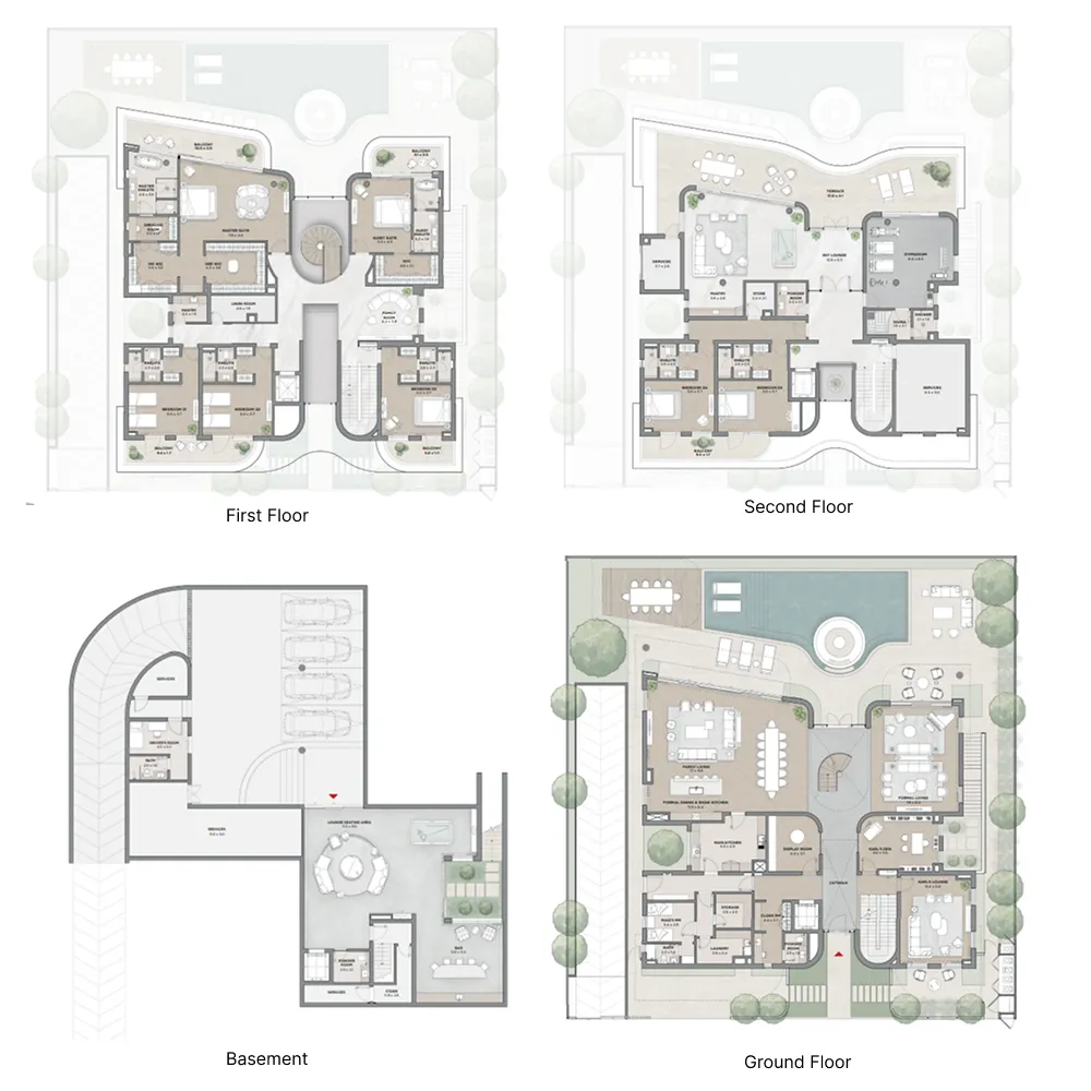 Taraf Holding Taraf Karl Lagerfeld Villas floor plan