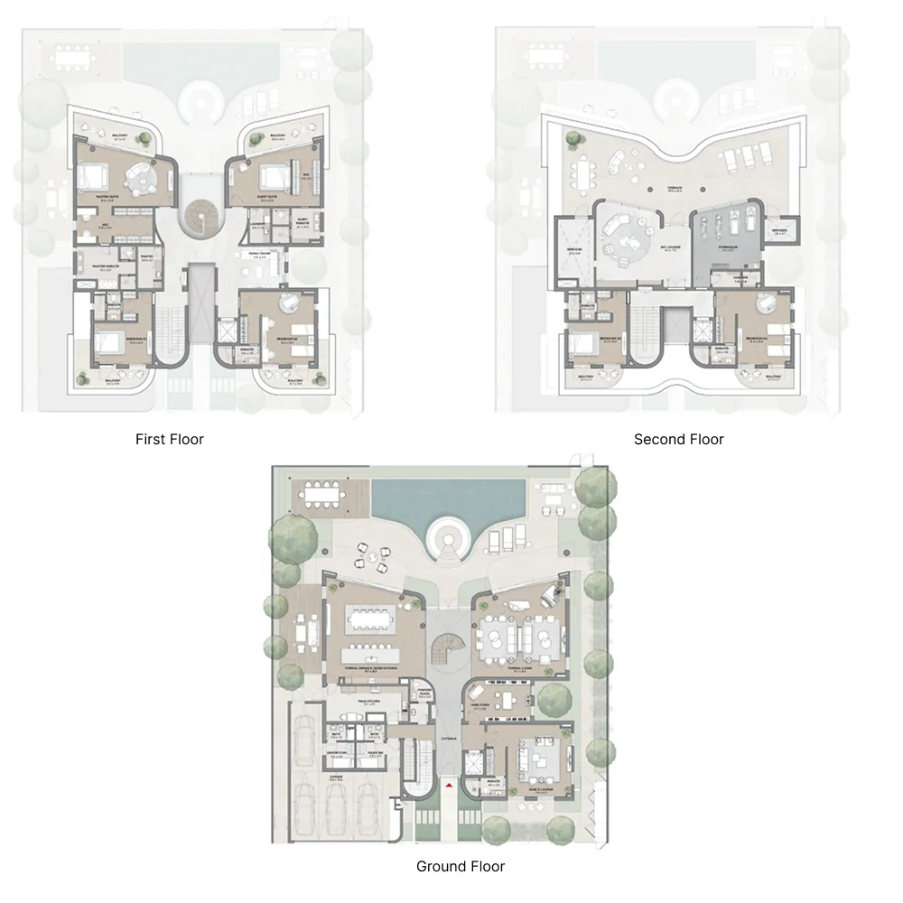 Taraf Holding Taraf Karl Lagerfeld Villas floor plan